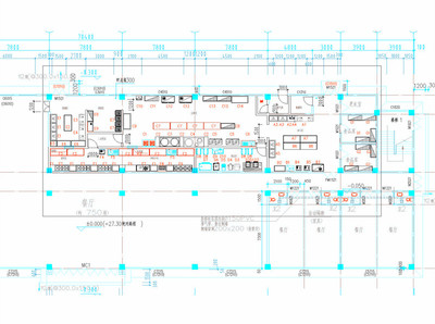 厦门安防科技学院食堂设计图纸